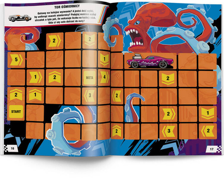 Książeczka MATTEL HOT WHEELS ATAK NA TORZE 345808