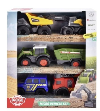 Dickie City Zestaw 6 pojazdów 090820