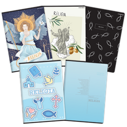 Zeszyt Top 2000 A5 32k krata z marginesem 70g Megamix Religia 409243