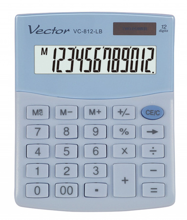 Kalkulator Vector VC-812-LB 965710