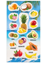 Naklejki Owoce tropikalne 153205