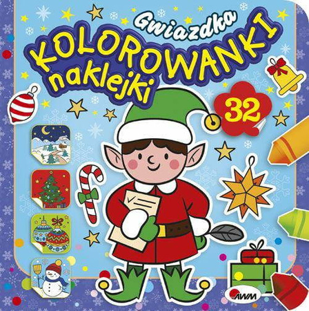 Książeczka kolorowanki,naklejki, gwiazdka 811323