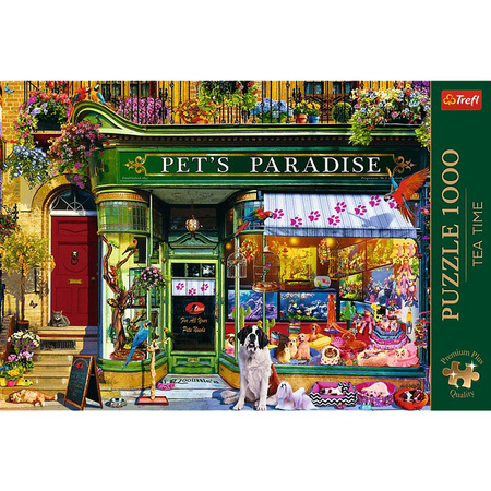 Puzzle Trefl 1000 Premium Plus Tea Time Raj dla Zwierząt 108415