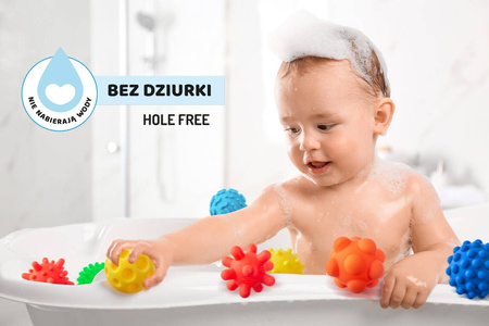 Tullo Piłeczki  sensoryczne Sensorki 8 szt Bez dziurki 774194