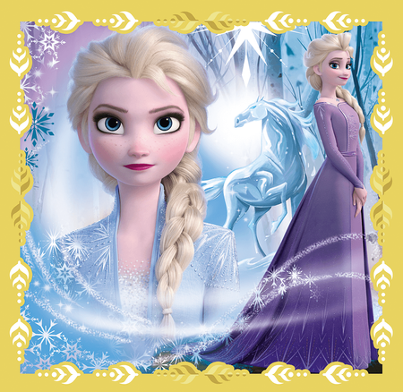 Puzzle Trefl 3w1 Moc Anny i Elsy Disney Frozem II 348477