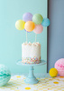Balonowy topper na tort tęcza 29cm 032965