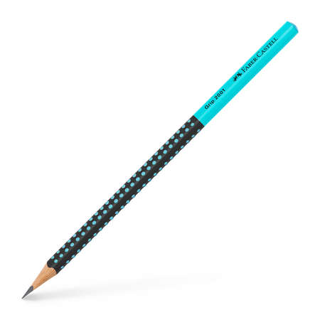 Faber-Castell Ołówek Grip 2001 HB czarno-turkusowy 170125