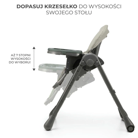 Kinderkraft Tummie Grey krzesełko do karmienia 925049