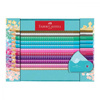 Faber-Castell Kredki ołówkowe 20kol Sparkle+akcesoria w metal.opakowaniu 016419