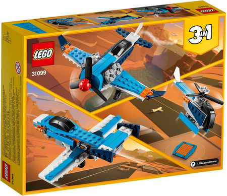 Lego 31099 samolot śmigłowy