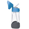 B.box  butelka tritanowa ze słomką 450 ml blue slate 004448
