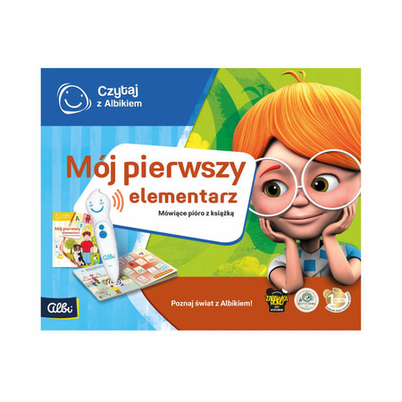 Albik Zestaw Mój pierwsze elementarz Pióro z książką 031709