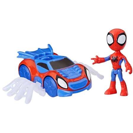 Marvel F6776/F7454 Spidey i przyjaciele Spidey z pojazdem Figurka 181611