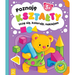 Poznaję kształty. Uczę się, koloruję, naklejam. 3+ 130645