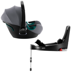 Britax Romer Baby Safe iSense i-Size Fotelik Samochodowy 0-13kg + Baza Flex iSENSE Frost Grey