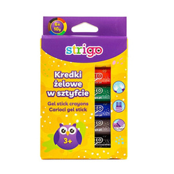 Strigo Kredki żelowe 6szt 10g 941530