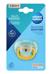 Canpol babies smoczek silikonowy 18+ m  symetryczny Exotic (koala) 870215