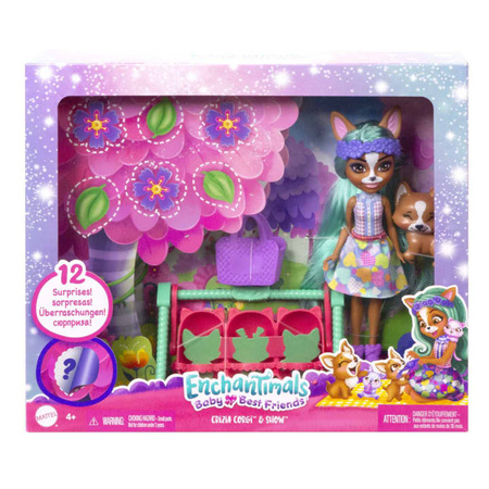 Enchantimals HLK86/HLK83 Surprises! Laleczka z przyjacielem 114009