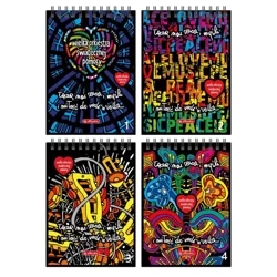 Kołonotatnik A6 40K krata WOŚP 564334