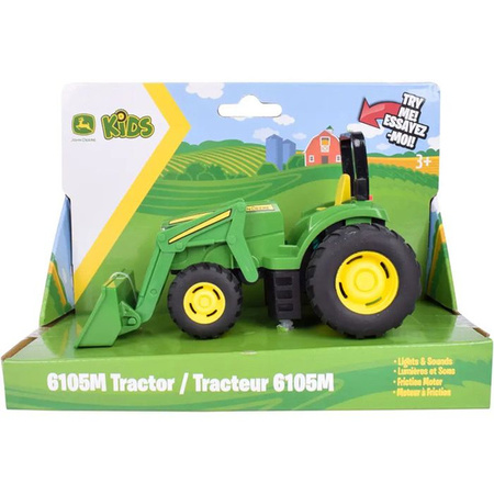 Tomy John Deere Spychacz traktor światło dźwięk 704828