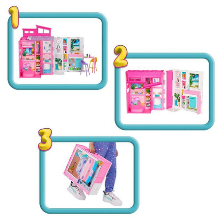 Barbie HRJ76 Zestaw Przytulny domek 178377