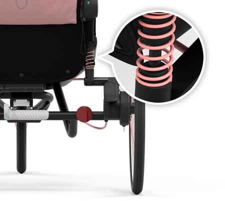 Cybex Zeno Wózek sportowy Black rama + Black Tapicerka siedziska