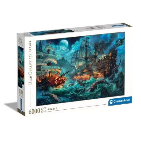 Clementoni Puzzle 6000 HQ Pirates Battle 365302