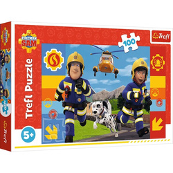 Puzzle Trefl 100 Zawsze pomocny Strażak Sam 165180