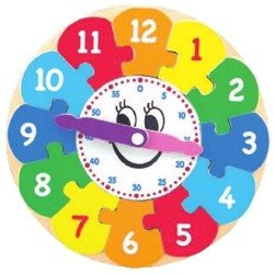 Układanka drewniana zegar 811877