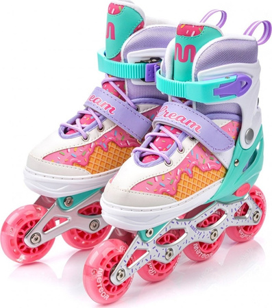 Rolki Meteor Cream 4w1 L 38-41 062610