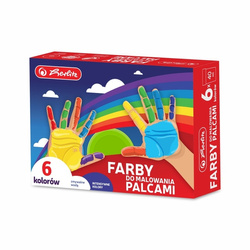 Herlitz Farby do malowania palcami 6kol 575644