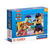 Clementoni Cubi Klocki 12 Psi Patrol 411948