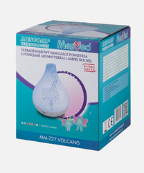 Mesmed nawilżacz volcano dyfuzor lampka nocna 464611