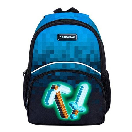 Plecaczek dziecięcy wycieczkowy Astrabag Blue Pixel AK300 224176