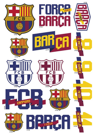 Tatuaże wodne fc barca fun4 092928 ast fc-122