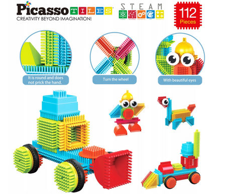 Picasso Tiles Klocki 112 elementów 022631