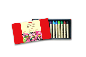 Pastele olejne akwarelowe 12 kolorów mungyo