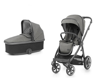 [OUTLET] Zestaw wózek oyster 3 j.szary + gondola