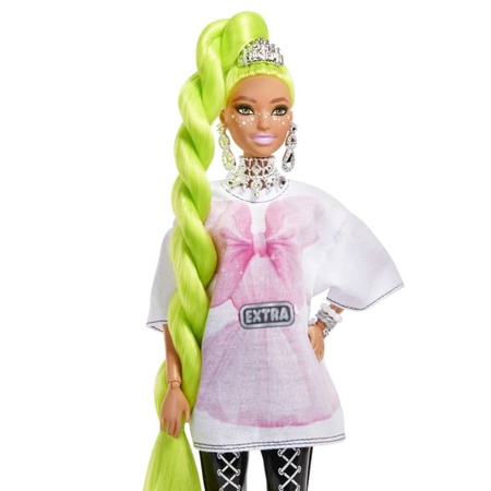 Barbie HDJ44/GRN27 Extra moda Lalka + akcesoria 024445