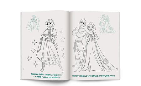 Kraina Lodu. Kolorowanka Z Naklejkami 340629