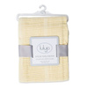 Lulujo kocyk bawełniany tkany yellow 457554