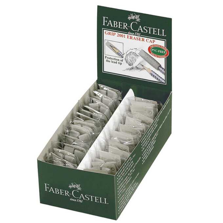 Faber-Castell Gumka Grip 2001 nakładka szara na ołówek 2szt w etui 870005