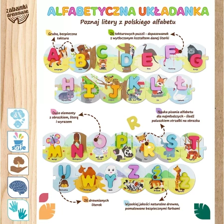 Trefl Alfabetyczna układanka 617078