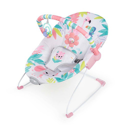 BRIGHT STARTS Leżaczek z wibracją Flamingo Vibes™ 0m+ do 9kg 122284