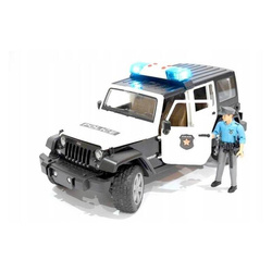 BRUDER 02526 JEEP WRANGLER POLIC.Z FIG.POLICJANTA I MODUŁEM 025267