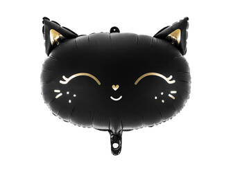 Balon foliowy Kotek 48x36cm czarny 137097