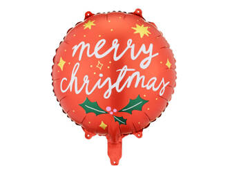 Balon foliowy Merry Christmas 45 cm 007505