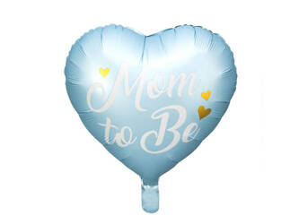 Balon foliowy Mom to Be 35cm niebieski 170865