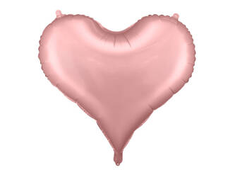 Balon foliowy Serce 75x64,5cm jasny różowy 005464