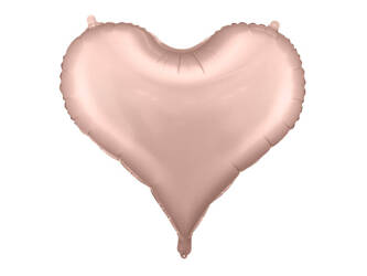 Balon foliowy Serce 75x64,5cm różowe złoto  005426